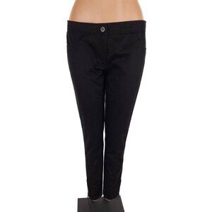 C'N'C Costume National Slim Fit Low Rise Pants US 12 Womens Black NWT